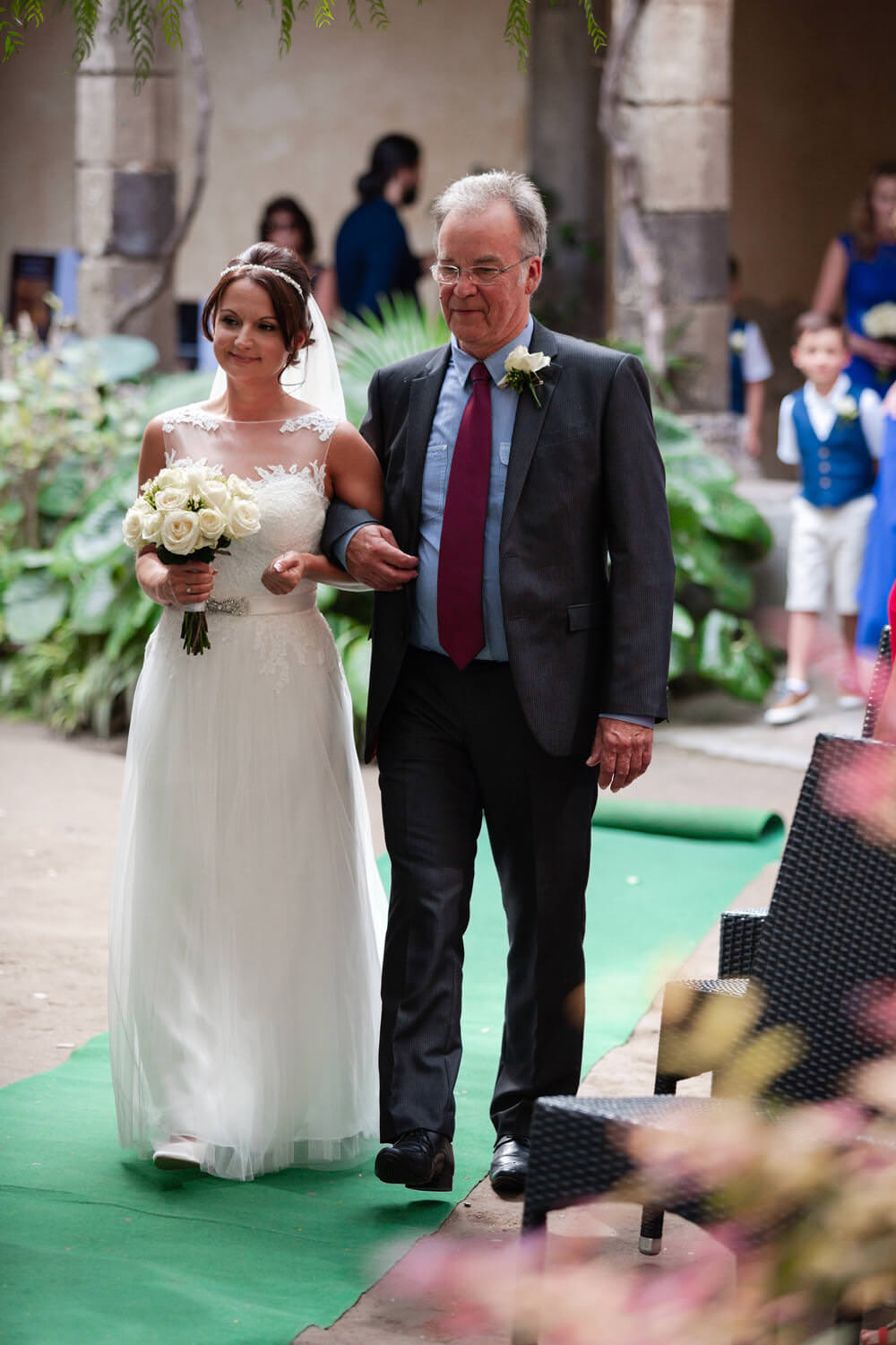 st francis cloister sorrento wedding