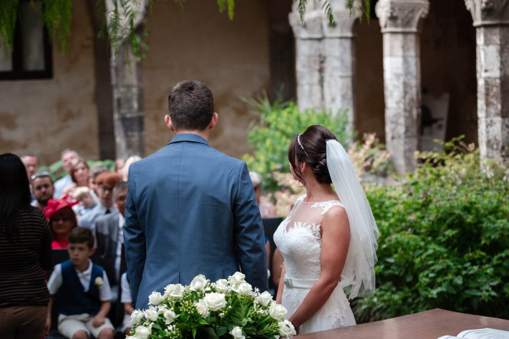 st francis cloister sorrento wedding