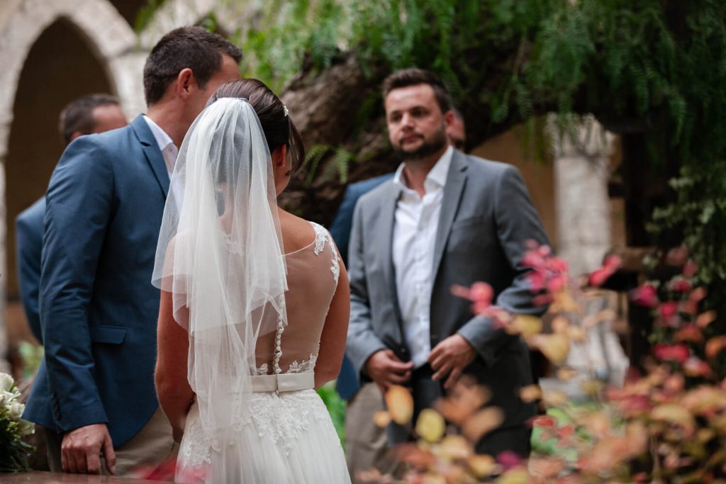 st francis cloister sorrento wedding