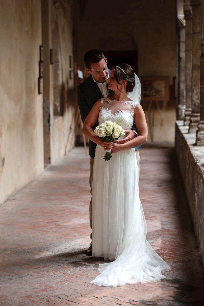 st francis cloister sorrento wedding