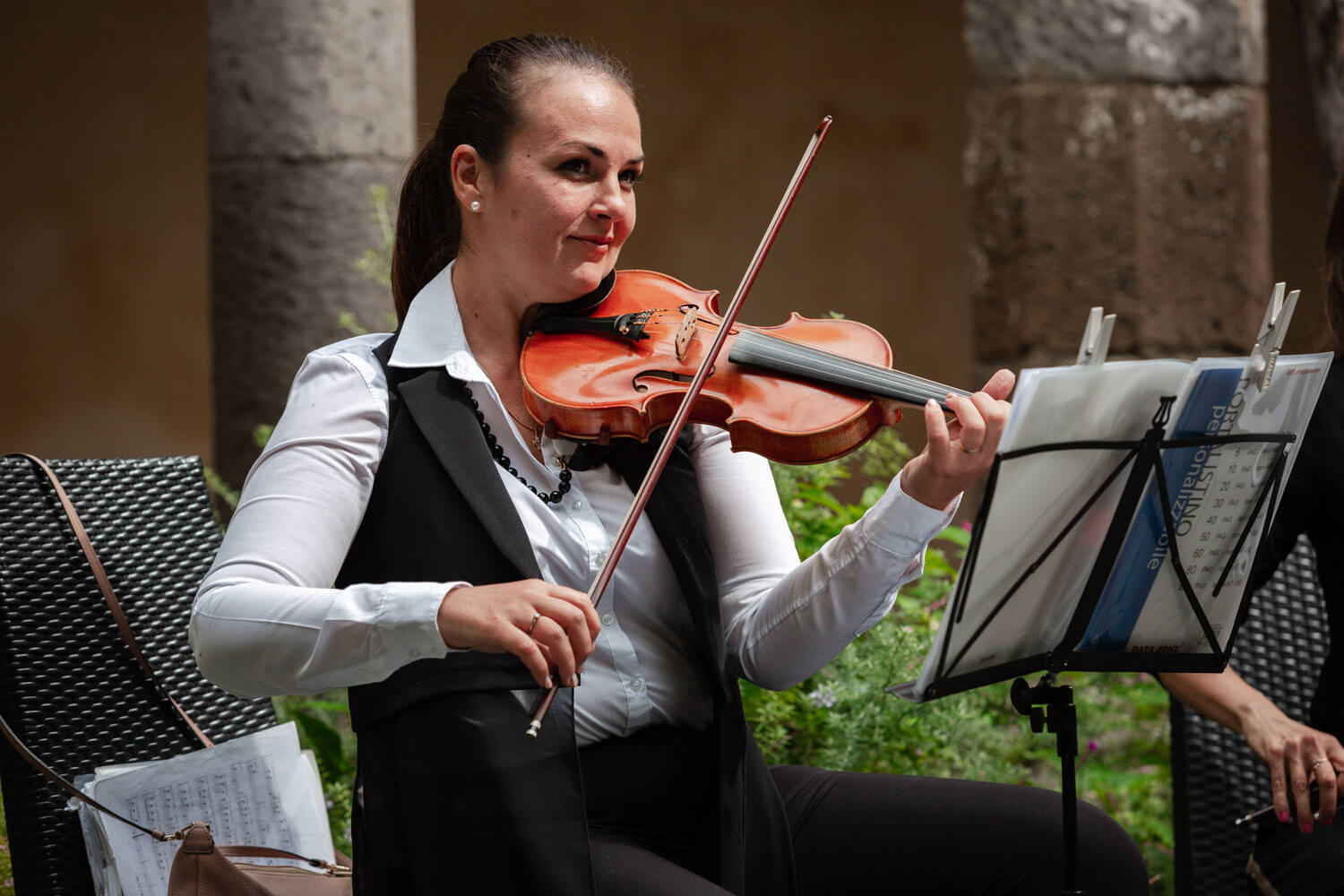 st francis cloister sorrento wedding