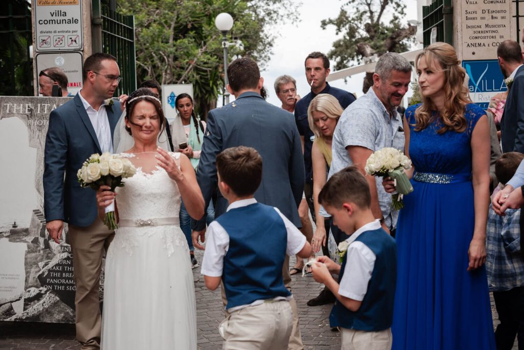 st francis cloister sorrento wedding