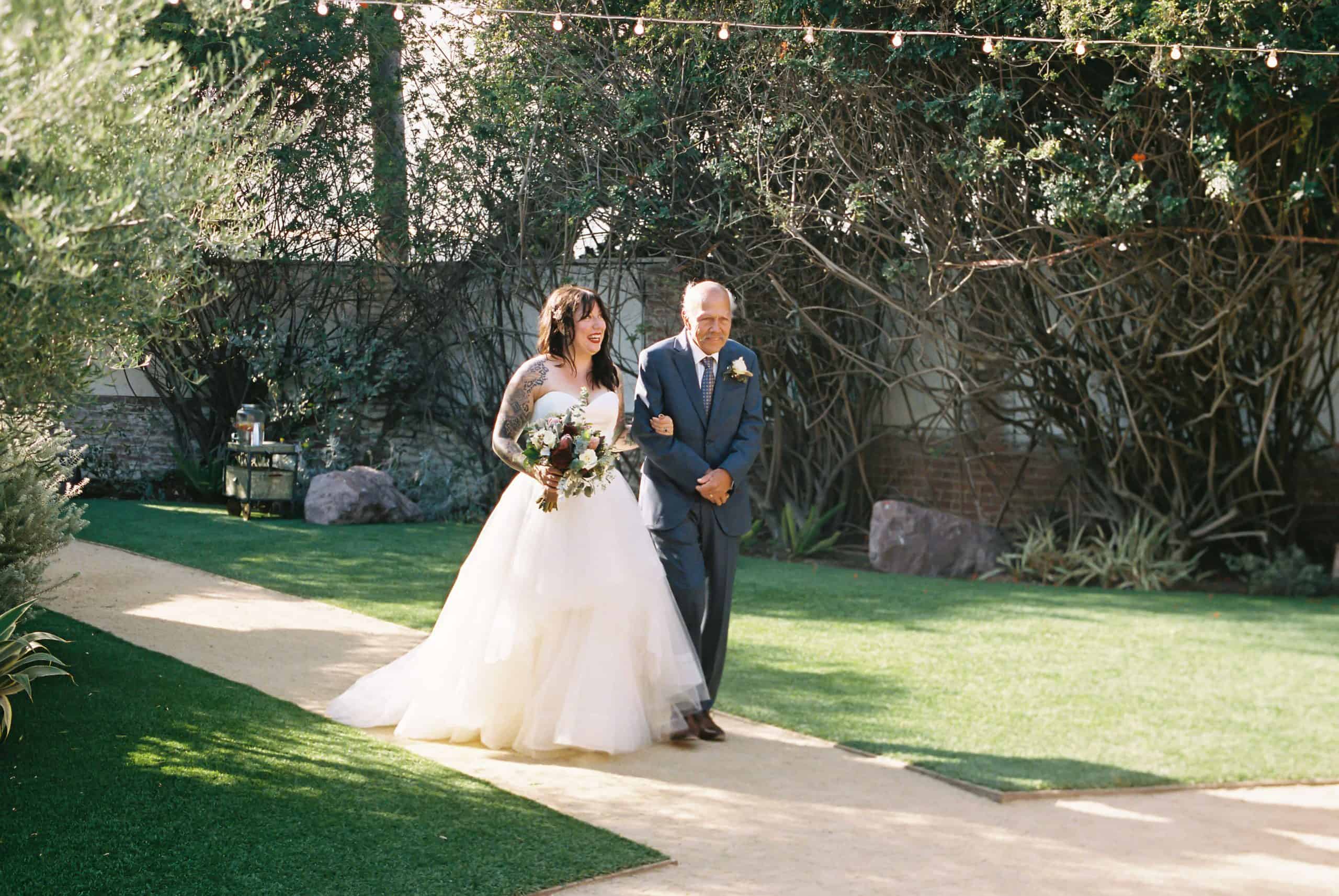 35mm wedding photo