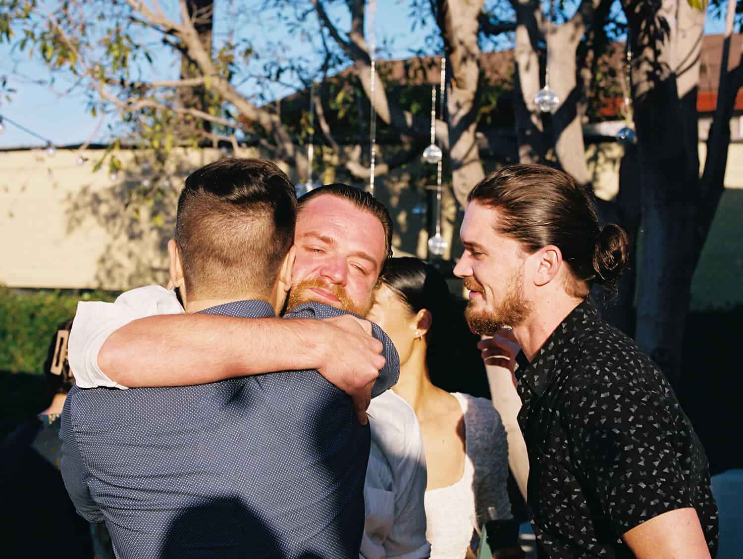 emotional wedding guest