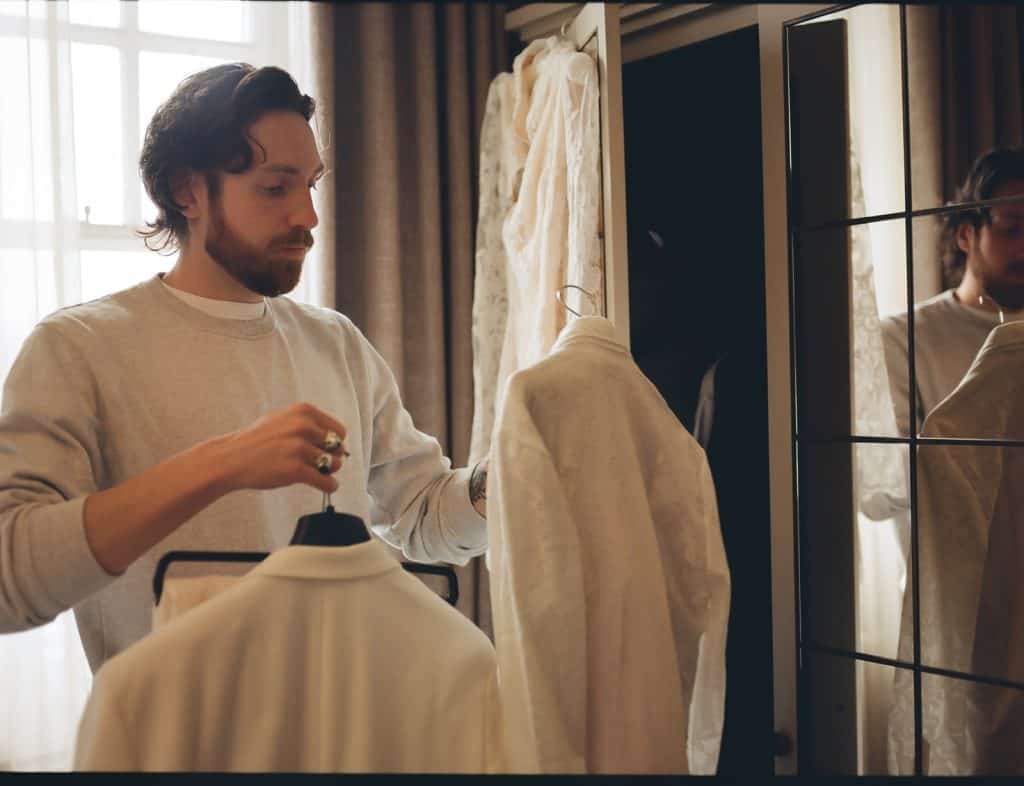 groom getting ready