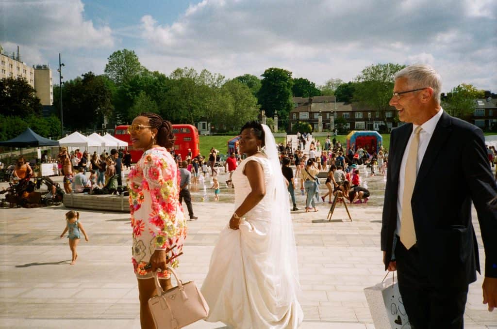 walthamstow town hall wedding 35mm