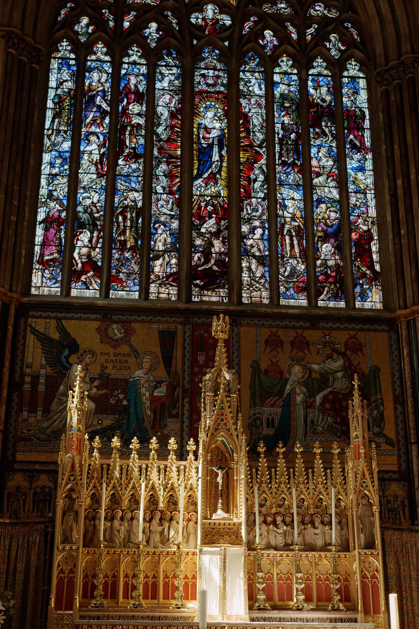 farm street church mayfair wedding 35mm