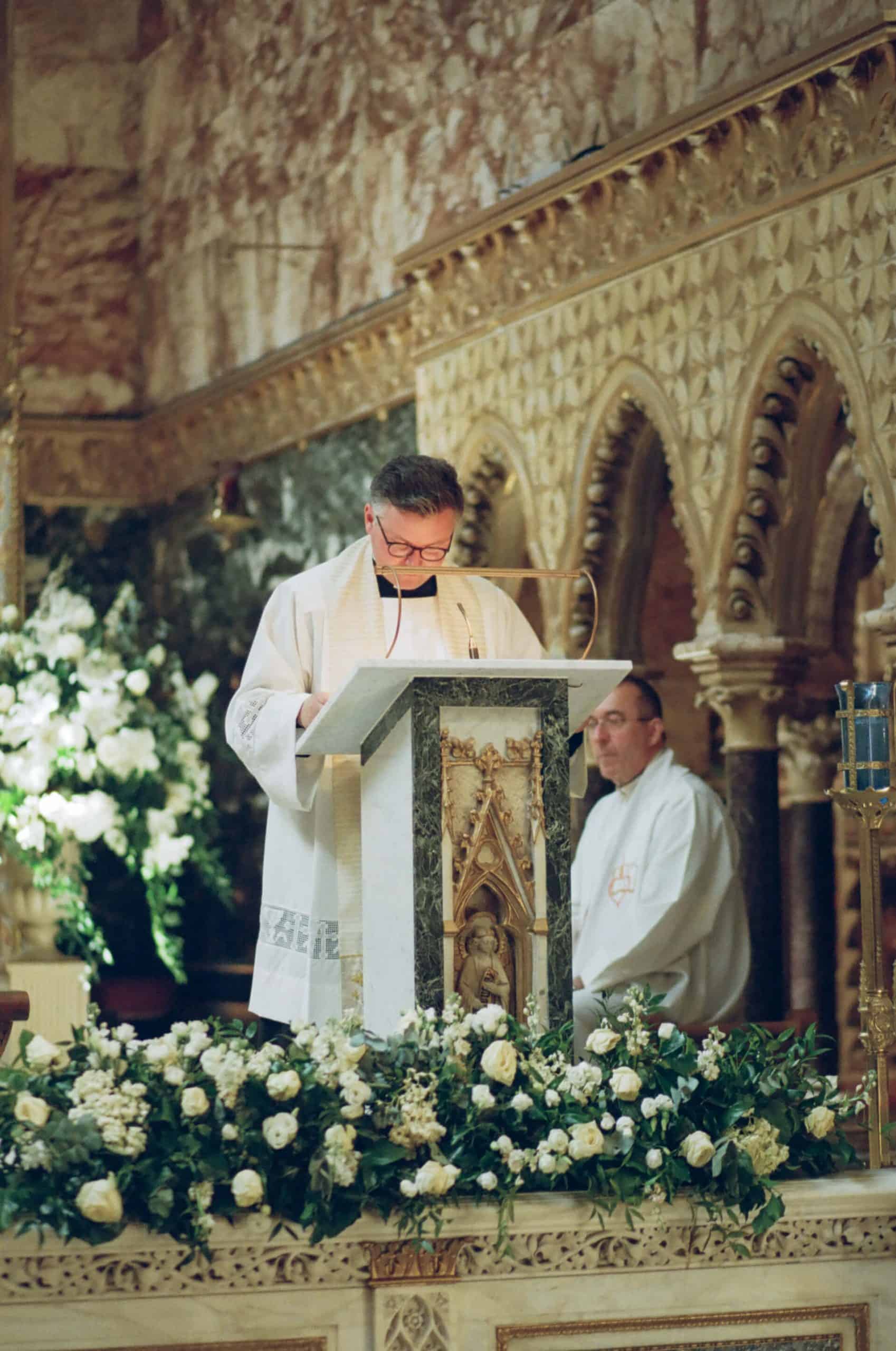 priest in farm street church mayfair