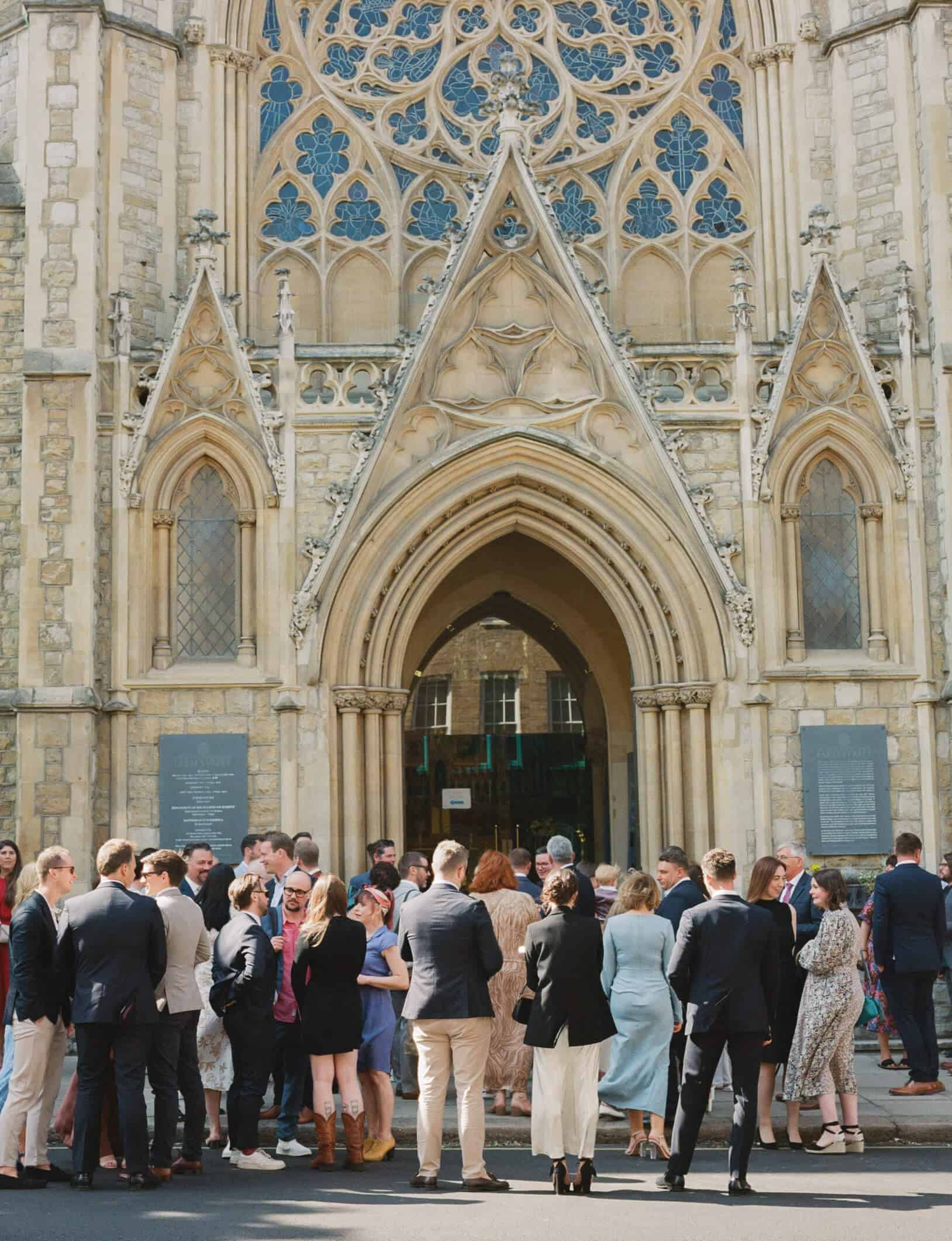 farm street church mayfair wedding 35mm