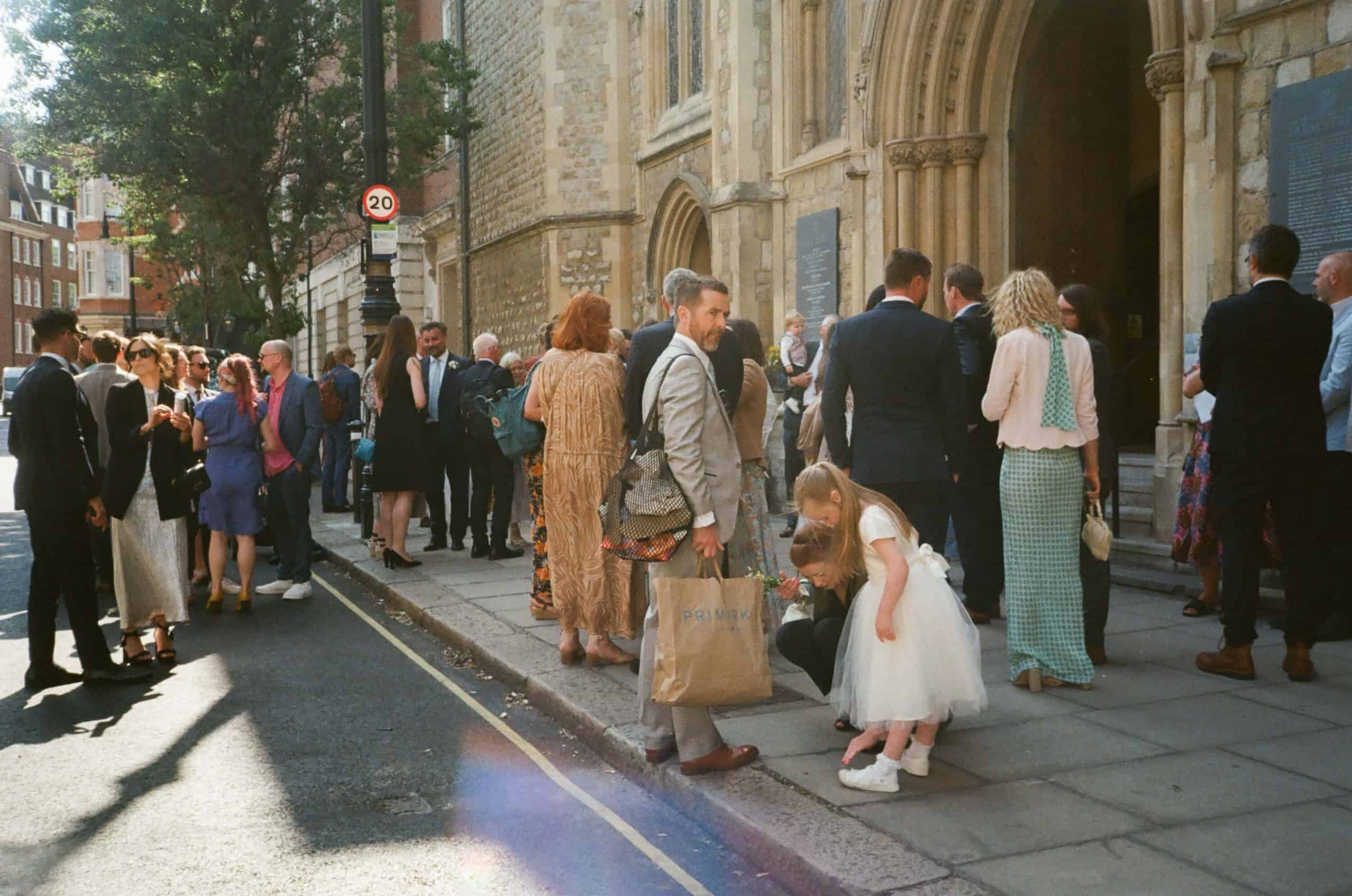 Intimate Mayfair Wedding 35mm